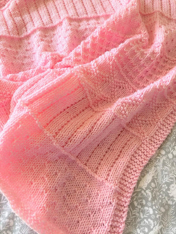 Easy Sampler Baby Blanket