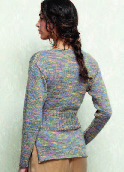 Front and Side Tie Fitted Tops in Sublime Sophia - 6120 - Leaflet