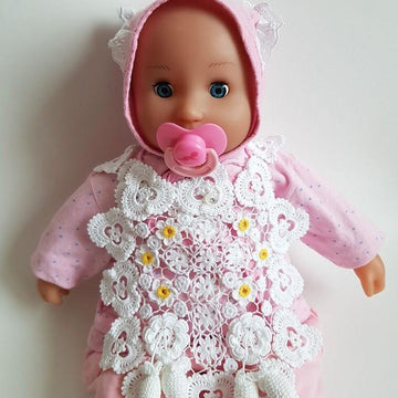 Lace bib for baby
