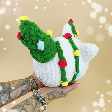 Christmas Lights Cat Crochet