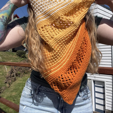 Beach Sunset Shawl