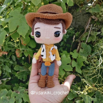 Woody Amigurumi Crochet Pattern – Cowboy Doll Inspired by Toy Story (PDF)
