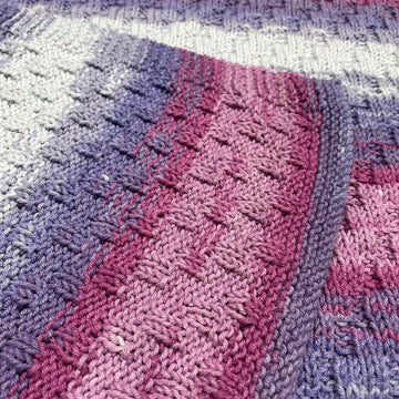 Mock Cable Baby Blanket