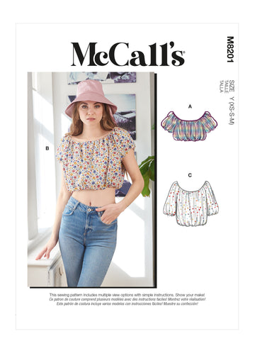 McCall's Misses' Tops M8201 - Sewing Pattern
