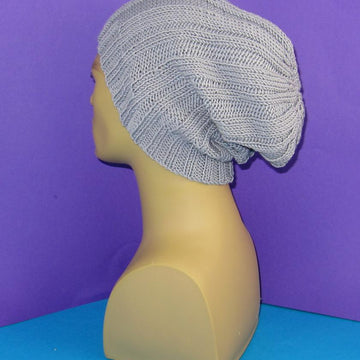 Rib Pattern Super Slouch Hat