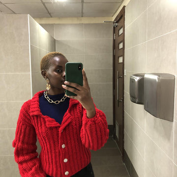 Simple Ribbed Blazer Cardigan