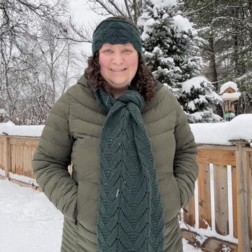 Muskoka Pine Scarf & Headband