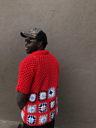 Summer Bunny Granny Square Shirt