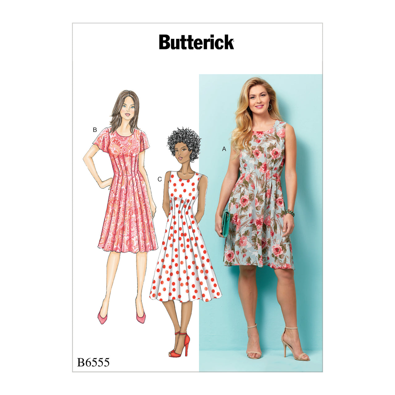 Butterick Misses' Dress B6555 - Sewing Pattern