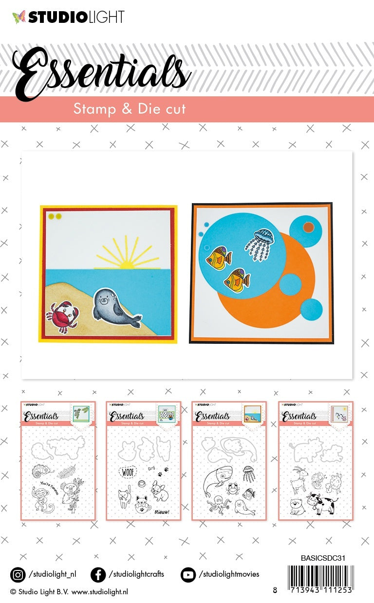 Studio Light Essentials Stamp & Die Set - 602968