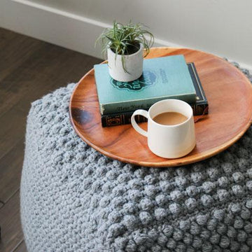 Sampler Bean Bag Pouf