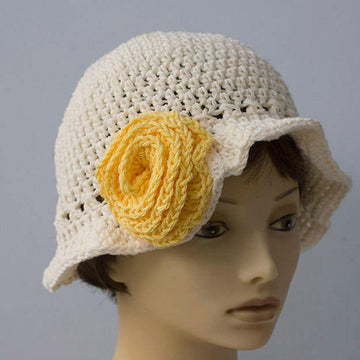 Cotton Flower Sun Hat