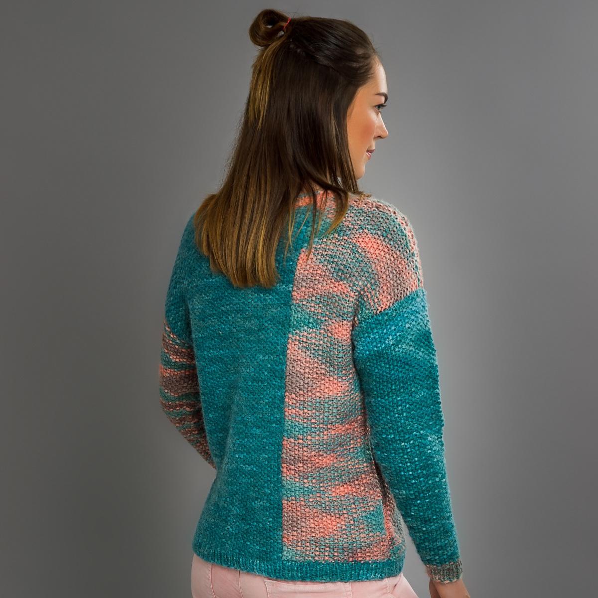 Pink & Green Sweater