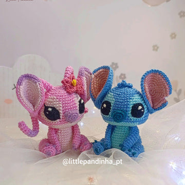 Stitch, Angel & Scrump Crochet Pattern PDF | Amigurumi Plush Toy | Easy Crochet Tutorial