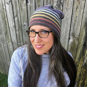 Very Versatile Striped Beanie