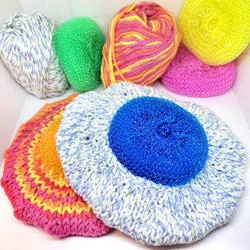 Easy Knit Dish Cloth Scrubber
