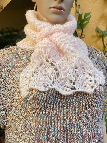Lacey Pink neck wrap