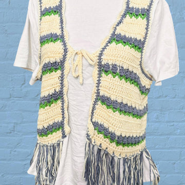 Tulip Crochet Waistcoat