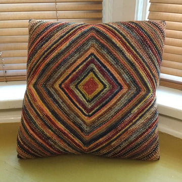Scrappy Knit Pillow