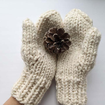 Latte Style Hat and Mittens