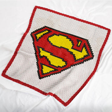 Superman C2C Crochet Blanket Pattern