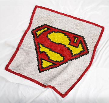 Superman C2C Crochet Blanket Pattern