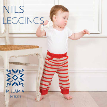 "Nils Leggings" - Legging Knitting Pattern For Babies in MillaMia Naturally Soft Merino