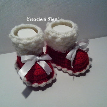 Baby Christmas Booties