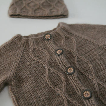 Petit Chou (Cashmere Cardigan and Baby Beanie)
