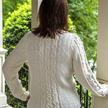 Cable Panel Cardigan - #188