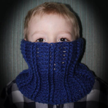 Ribbed cowl pattern