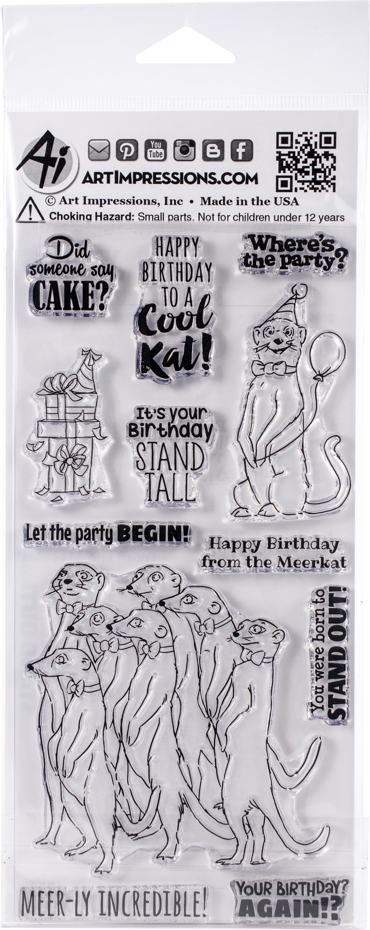 Art Impressions Clear Stamps - Meerkat