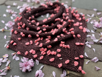 Falling Blossoms Cowl (knit)