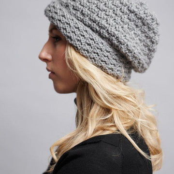 Double Moss Beanie