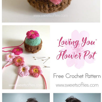 "Loving You" Flower Pot