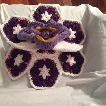 Queen Violet of the LoveBugs Security Blanket