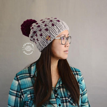 Chunky Fair Isle Slouch
