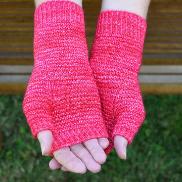 Interwoven Fingerless Mitts