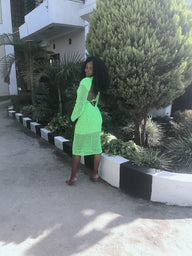 Green Goblin Crochet Dress