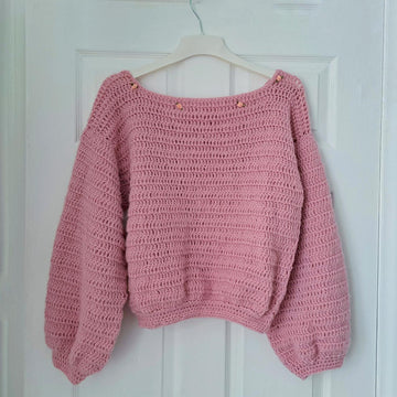 Crochet The Petite Fleur Sweater Pattern