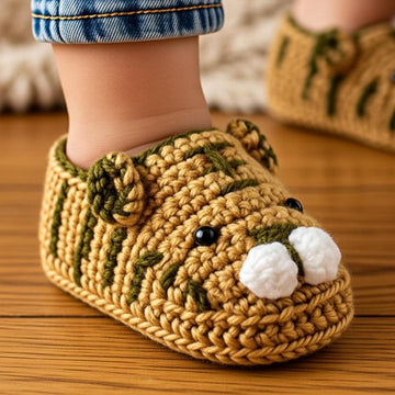 Animal Baby Bootie Pattern + Video Tutorial