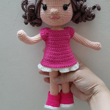 Crochet doll pattern,crochet amigurumi doll, crochet doll with outfits, Pdf, English, tutorial