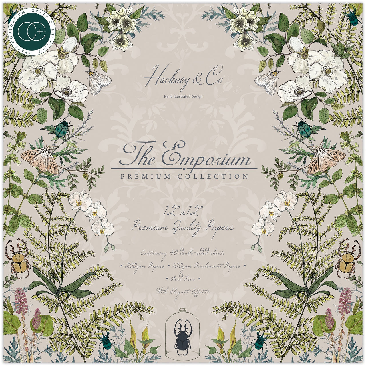 Craft Consortium Double-Sided Paper Pad 12"X12" 40/Pkg - The Emporium