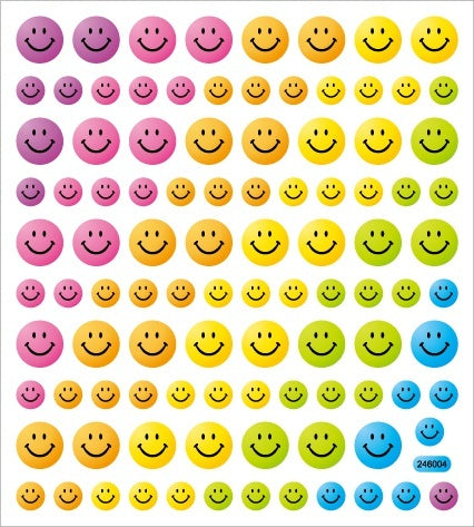 Tattoo King Sticker King Stickers - Happy Faces