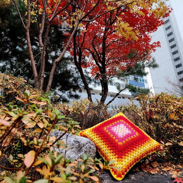 Sunset Dream Granny Cushion