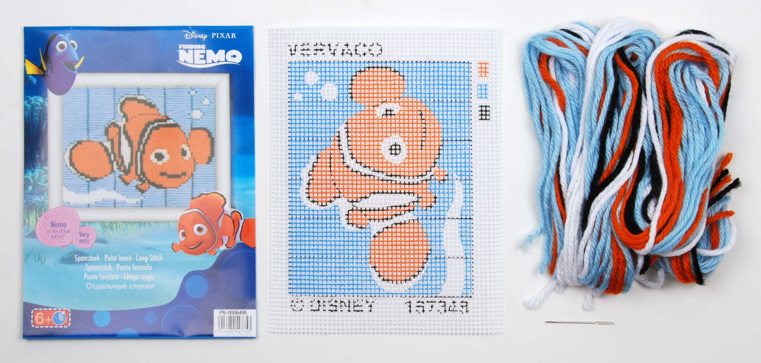 Vervaco Long Stitch Kit Disney Nemo Cross Stitch Kit
