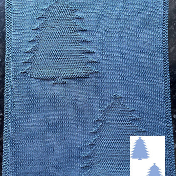 Nr. 855 – 25 – 17. Christmas Tree guest towel
