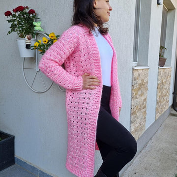 Crochet cardigan for spring