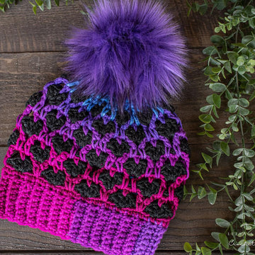 Snow Heart Beanie