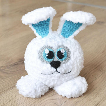 Bunny Amigurumi. Crochet Rabbit. Bunny Ball Toy. Easter Pattern